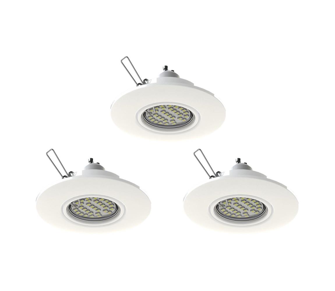 Eglo Eglo 78704 - SADA 3x LED Podhľadové svietidlo PENETO 1xGU10/3,3W/230V biela