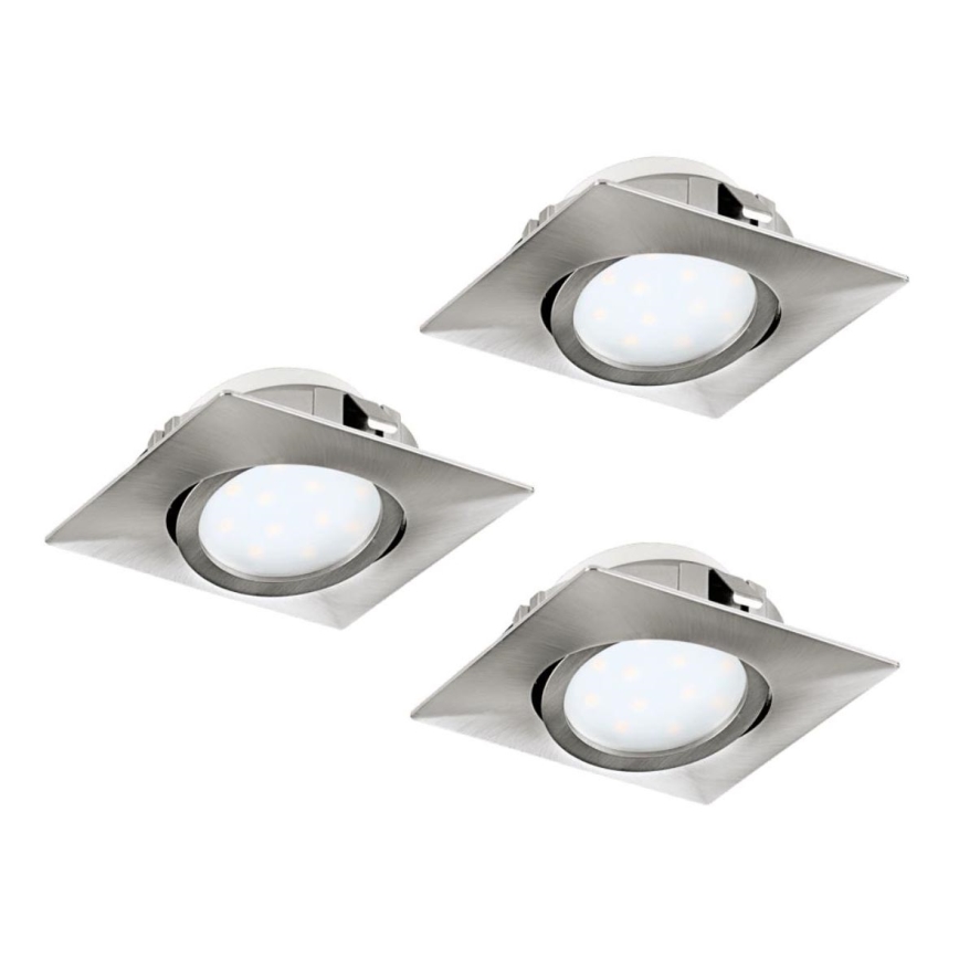 Eglo 78758 - SADA 3x LED Podhľadové svietidlo PINEDA LED/6W/230V