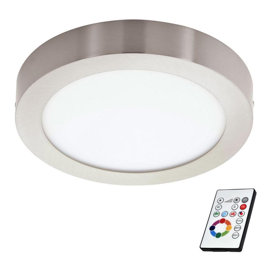 Eglo 78767 - LED RGB Stmievateľné stropné svietidlo TINUS 1xLED/6W/230V + diaľkové ovládanie