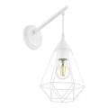 Eglo 79084 - Nástenné svietidlo BYRON 1xE27/60W/230V biele