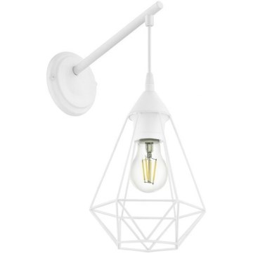 Eglo 79084 - Nástenné svietidlo BYRON 1xE27/60W/230V biele