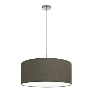 Eglo 79126 - Luster na lanku PASTERI 1xE27/60W/230V hnedá