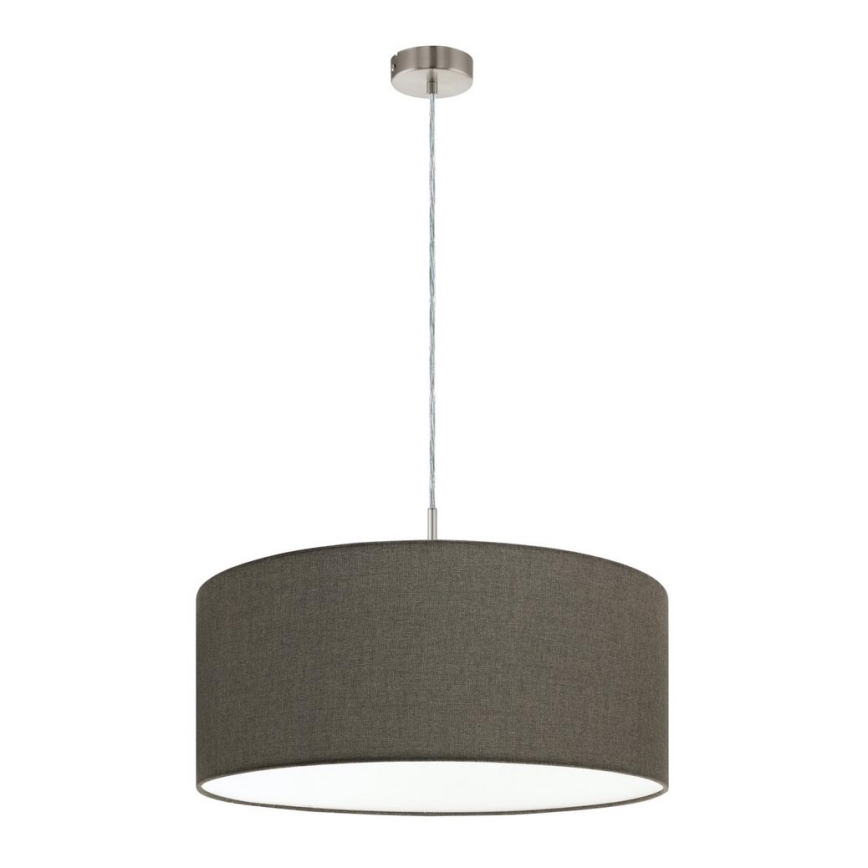 Eglo 79126 - Luster na lanku PASTERI 1xE27/60W/230V hnedá