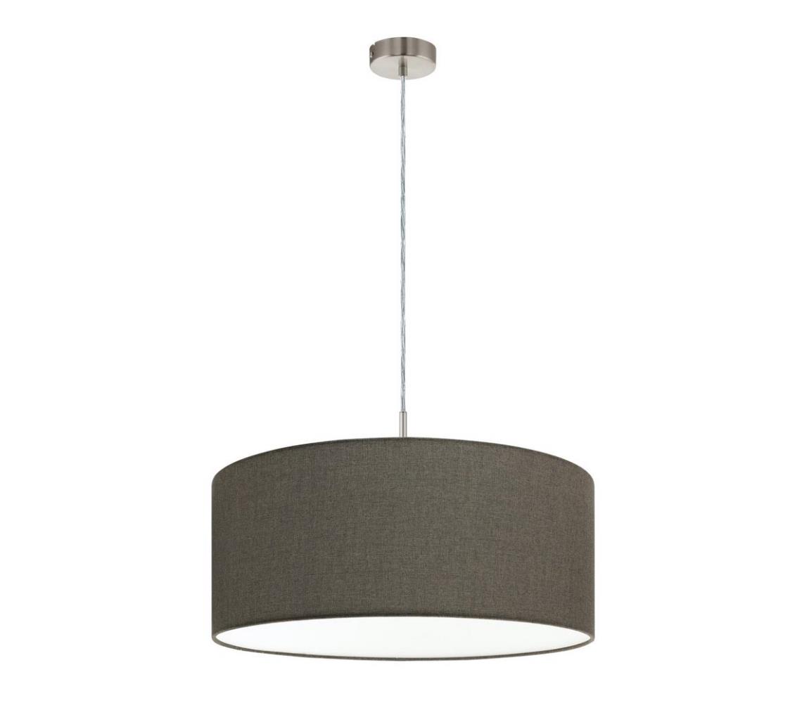 Eglo 79126 - Luster na lanku PASTERI 1xE27/60W/230V hnedá