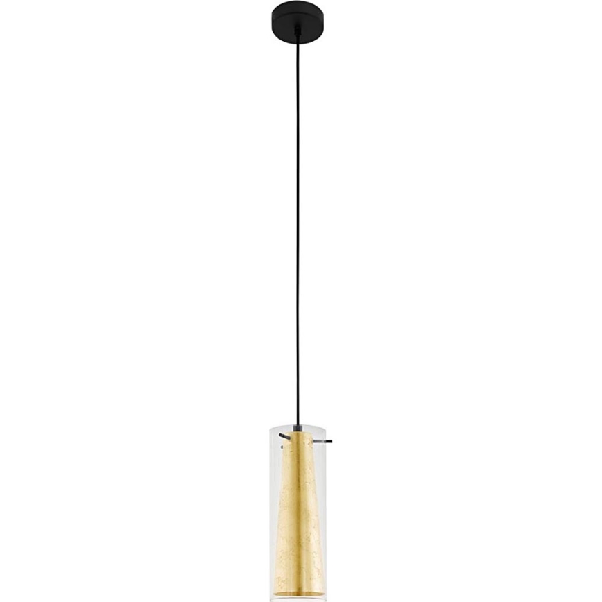 Eglo 79342 - Luster na lanku PINTO GOLD 1xE27/40W/230V zlatá