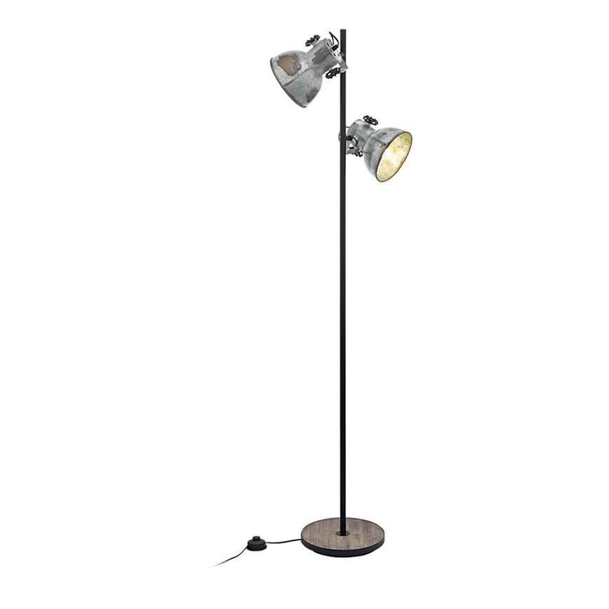Eglo 79366 - Stojacia lampa BARNSTAPLE 2xE27/40W/230V