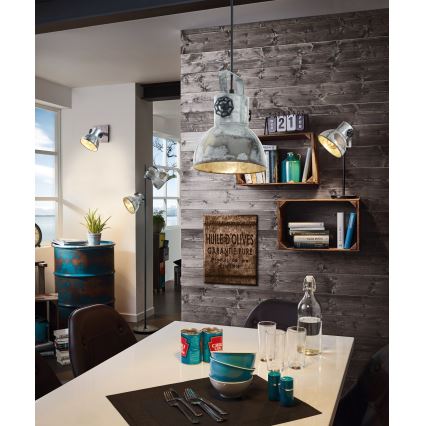 Eglo 79369 - Stojacia lampa BARNSTAPLE 2xE27/40W/230V