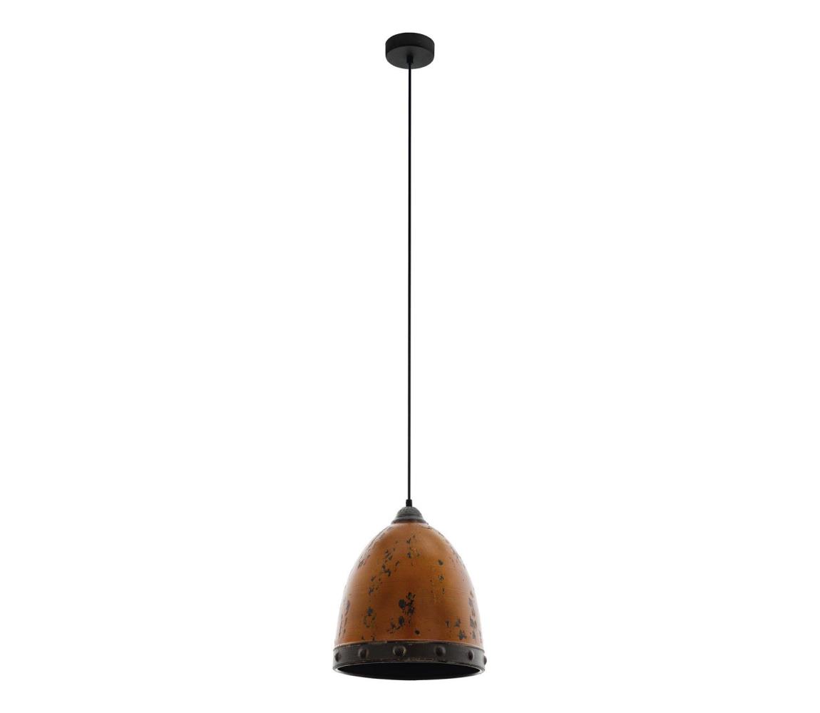 Eglo 79441 - Luster na lankách REDHILL 1xE27/60W/230V hnedá 79441