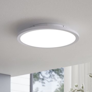 Eglo 79469 - LED Stmievateľné stropné svietidlo POZZALLO LED/21W/230V 2700-6500K biela + diaľkové ovládanie
