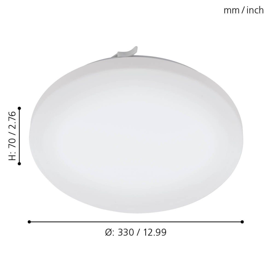 Eglo 79523 - LED Kúpeľňové stropné svietidlo TUSCOLA LED/14,6W/230V IP44