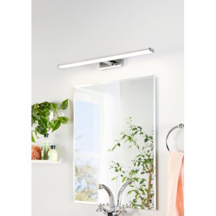 Eglo 79533 - LED Kúpeľňové osvetlenie zrkadla SARNOR LED/11W/230V 60 cm IP44 lesklý chróm