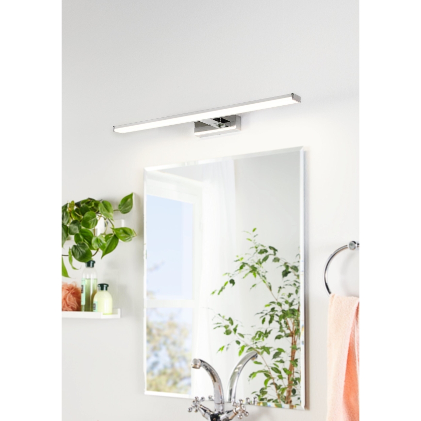 Eglo 79533 - LED Kúpeľňové osvetlenie zrkadla SARNOR LED/11W/230V 60 cm IP44 lesklý chróm