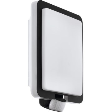 Eglo 79546 - Vonkajšie nástenné svietidlo so snímačom MUSSOTTO 1xE27/28W/230V IP44