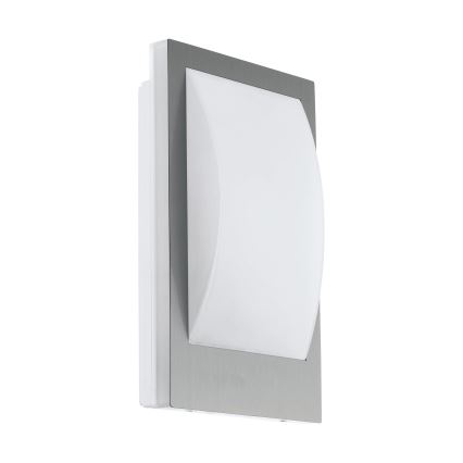 Eglo 79591 - Vonkajšie nástenné svietidlo FLAMMIGNANO 1xE27/9W/230V IP44 matný chróm