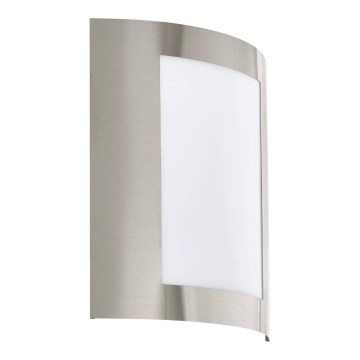 Eglo 79592 - Vonkajšie nástenné svietidlo FIDELIDAD 1xE27/60W/230V IP44 matný chróm