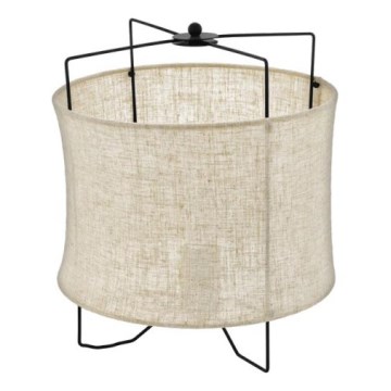 Eglo 79645 - Stolná lampa BRIDEKIRK 1xE27/40W/230V béžová