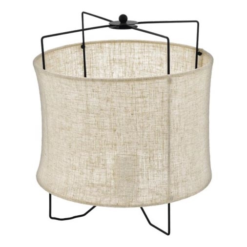 Eglo 79645 - Stolná lampa BRIDEKIRK 1xE27/40W/230V béžová
