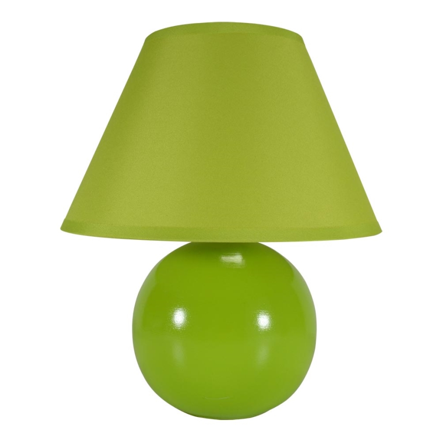 Eglo 80719 - Stolná lampa TINA 1xE14/40W/230V zelená