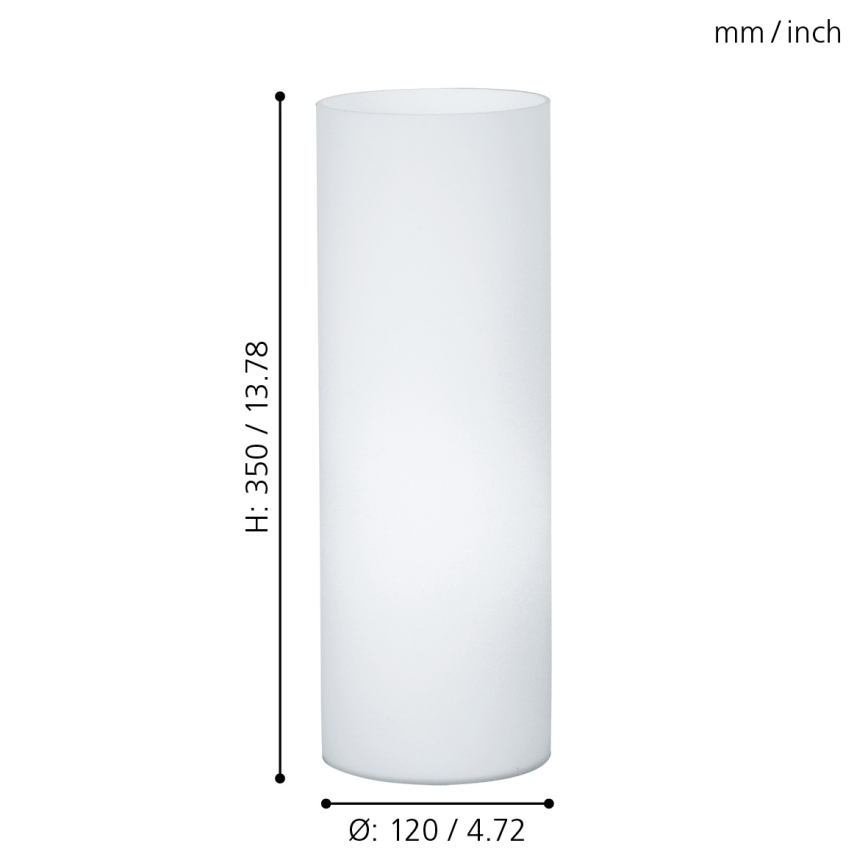 Eglo - Stolná lampa 1xE27/60W/230V