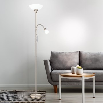 EGLO 82842 - Stojanová lampa UP 2 1xE27/60W + 1xE14/25W EGLO 82842 - Stojanová lampa UP 2 1xE27/60W + 1xE14/25W