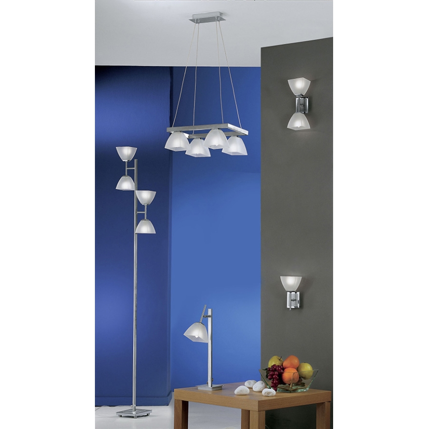 Eglo 83944 - LED nástenné svietidlo DIEGO 1xG9/4,5W/230V + 1xG9/40W/230V