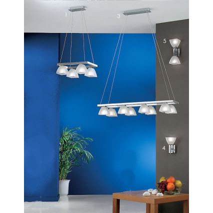 Eglo 83944 - LED nástenné svietidlo DIEGO 1xG9/4,5W/230V + 1xG9/40W/230V