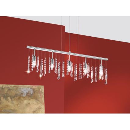 EGLO 85303 - Závěsné svítidlo VITORIA 5xE14/60W/230V