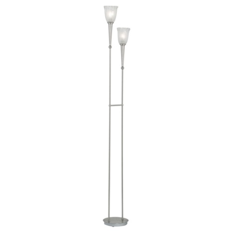 EGLO 85659 - Stojanová lampa perla 2 2xG9/40W biela