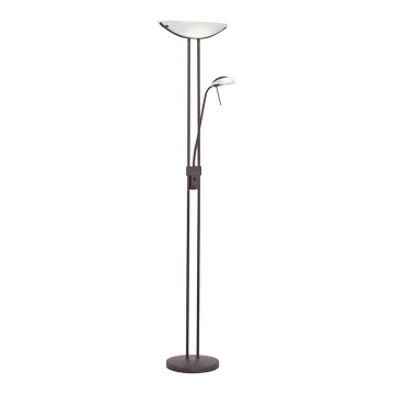 EGLO 85976 - Stmievateľná stojaca lampa BAYA 1xR7s/230W+1xG9/33W antická hnedá EGLO 85976 - Stmievateľná stojaca lampa BAYA 1xR7s/230W+1xG9/33W antická hnedá