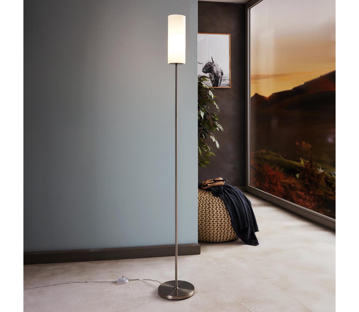 Eglo 85982 - Stojacia lampa TROY 3 1xE27/40W biela 