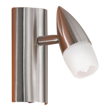 Eglo 86124 - Nástenné bodové svietidlo NANDO 1 1xG9/40W/230V matný chróm