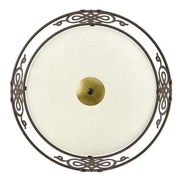 EGLO 86712 - stropné nástenné svietidlo MESTRE 2xE27 / 60W antická hnedá/zlatá/béžové sklo EGLO 86712 - stropné nástenné svietidlo MESTRE 2xE27 / 60W antická hnedá/zlatá/béžové sklo