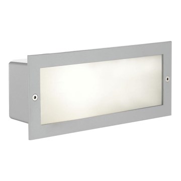 EGLO 88008 - Nástenné vonkajšie svietidlo ZIMBA 1xE27/60W strieborná/biela EGLO 88008 - Nástenné vonkajšie svietidlo ZIMBA 1xE27/60W strieborná/biela