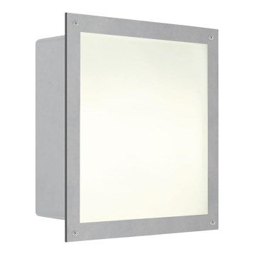 EGLO 88009 - Vonkajšie zápustné svietidlo ZIMBA 1xE27/60W strieborná/biela EGLO 88009 - Vonkajšie zápustné svietidlo ZIMBA 1xE27/60W strieborná/biela