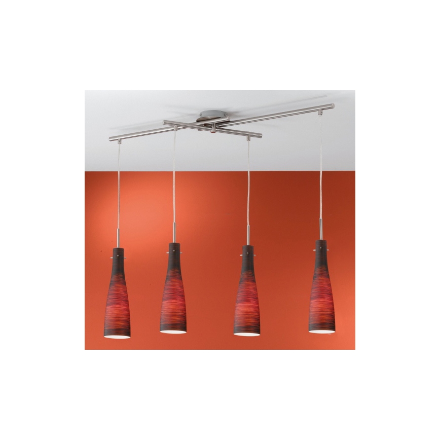 EGLO 88233 - Luster na lanku KAMEO 4xE14/60W/230V