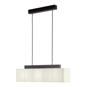 EGLO 88333 - luster závesný TOSCA 3xE27/60W hnedá/krémová