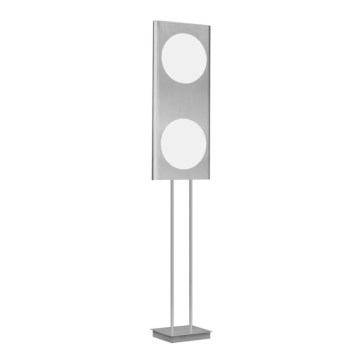 EGLO 88486 - Stojanová lampa ANAIS 2x2GX13/40W hliník/biela EGLO 88486 - Stojanová lampa ANAIS 2x2GX13/40W hliník/biela