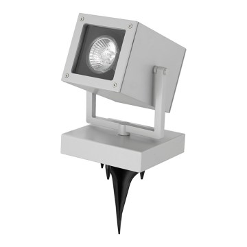 EGLO 88574 - vonkajšia bodová lampa TABO 1 1xGU10/50W strieborná EGLO 88574 - vonkajšia bodová lampa TABO 1 1xGU10/50W strieborná