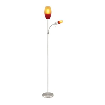 EGLO 88965 - Stojanová lampa CENA 1xE27/15W + 1xE14/9W matný chróm