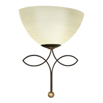 EGLO 89135 - nástenné svietidlo BELUGA 1xE27/60W antická hnedá