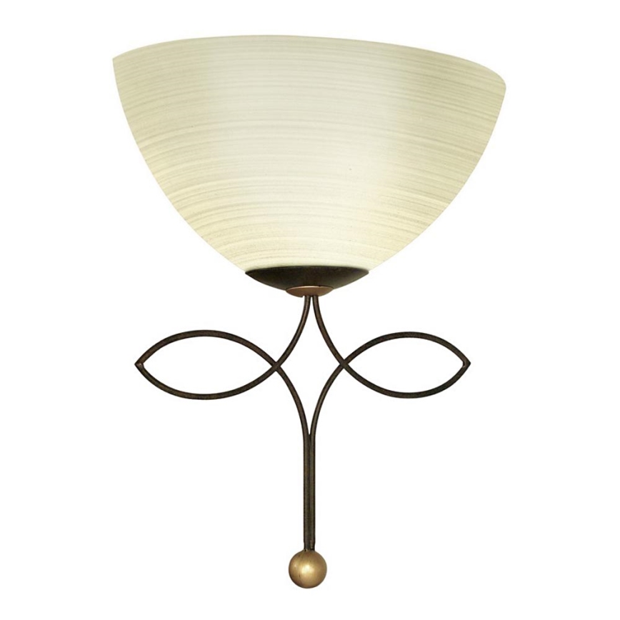 EGLO 89135 - nástenné svietidlo BELUGA 1xE27/60W antická hnedá