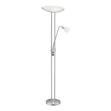 EGLO 89781 - Podlahová lampa BAYA 2 2xE27/18W + 1xE14/7W