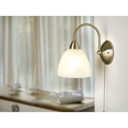 Eglo 89895 - Nástenné svietidlo s vypínačom DIONIS E14/40W