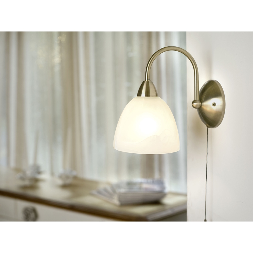 Eglo 89895 - Nástenné svietidlo s vypínačom DIONIS E14/40W