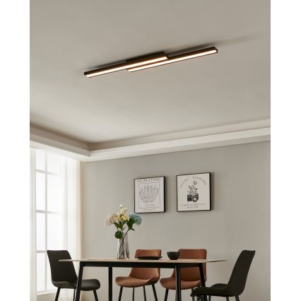 Eglo - LED RGBW Stmievateľné stropné svietidlo LED/20,4W/230V ZigBee