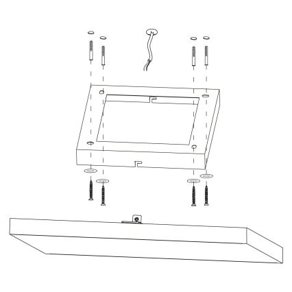 Eglo - LED RGBW Stmievateľné stropné svietidlo LED/16W/230V ZigBee