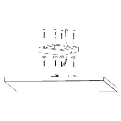 Eglo - LED RGBW Stmievateľné stropné svietidlo LED/32,4W/230V ZigBee