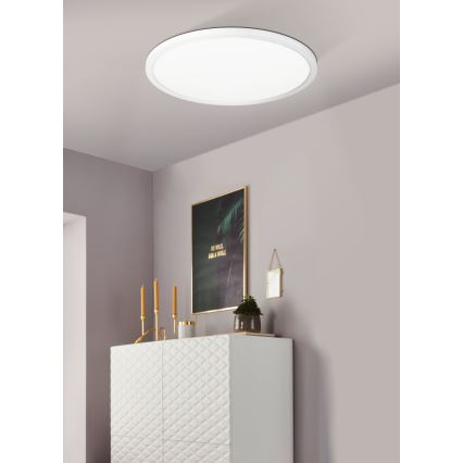 Eglo - LED RGBW Stmievateľné stropné svietidlo LED/16,5W/230V biela ZigBee