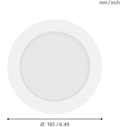 Eglo - LED Stmievateľné kúpeľňové podhľadové svietidlo LED/10,5W/230V IP44 ZigBee