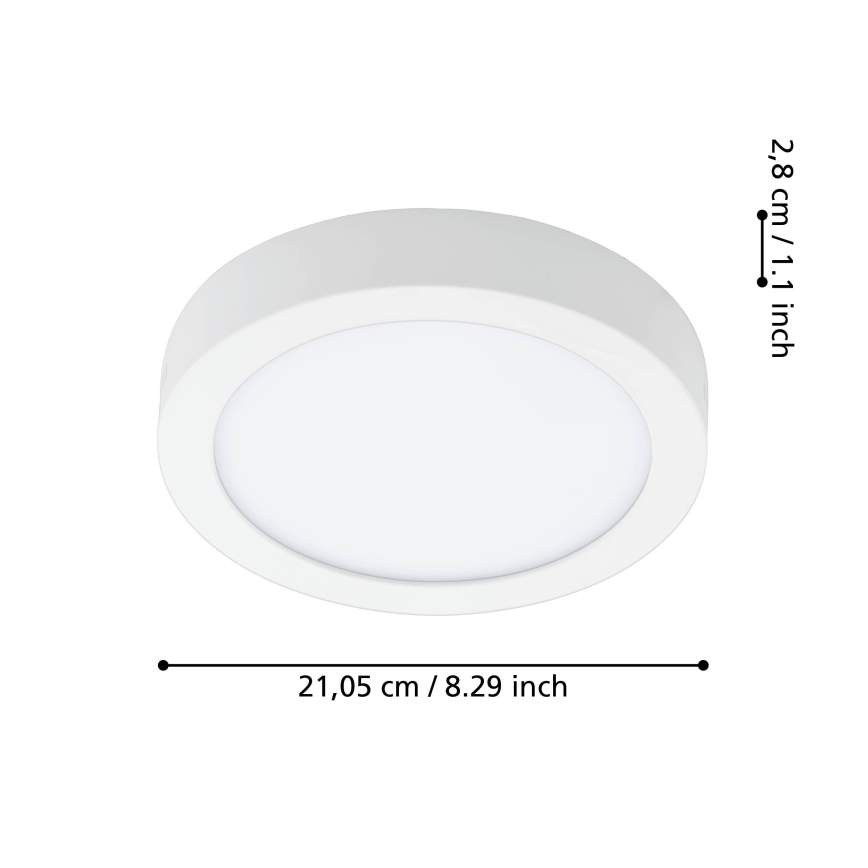 Eglo - LED Stmievateľné kúpeľňové stropné svietidlo LED/16,5W/230V 2700-6500K IP44 ZigBee